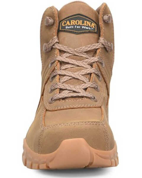 Image #3 - Carolina Men's Force 6" Lace-Up Waterproof Hiker Work Boots - Composite Toe, Brown, hi-res
