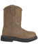Image #2 - Georgia Boot Boys' Pull On Work Boots - Round Toe, Brown, hi-res