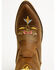 Image #6 - Shyanne Girls' Stephanie Western Boots - Round Toe, Brown, hi-res