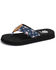 Image #1 - Yellow Box Women's Firework Flip-Flops, Navy, hi-res