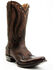 Image #1 - Corral Men's Embellished Overlay Western Boots - Snip Toe, Chocolate, hi-res
