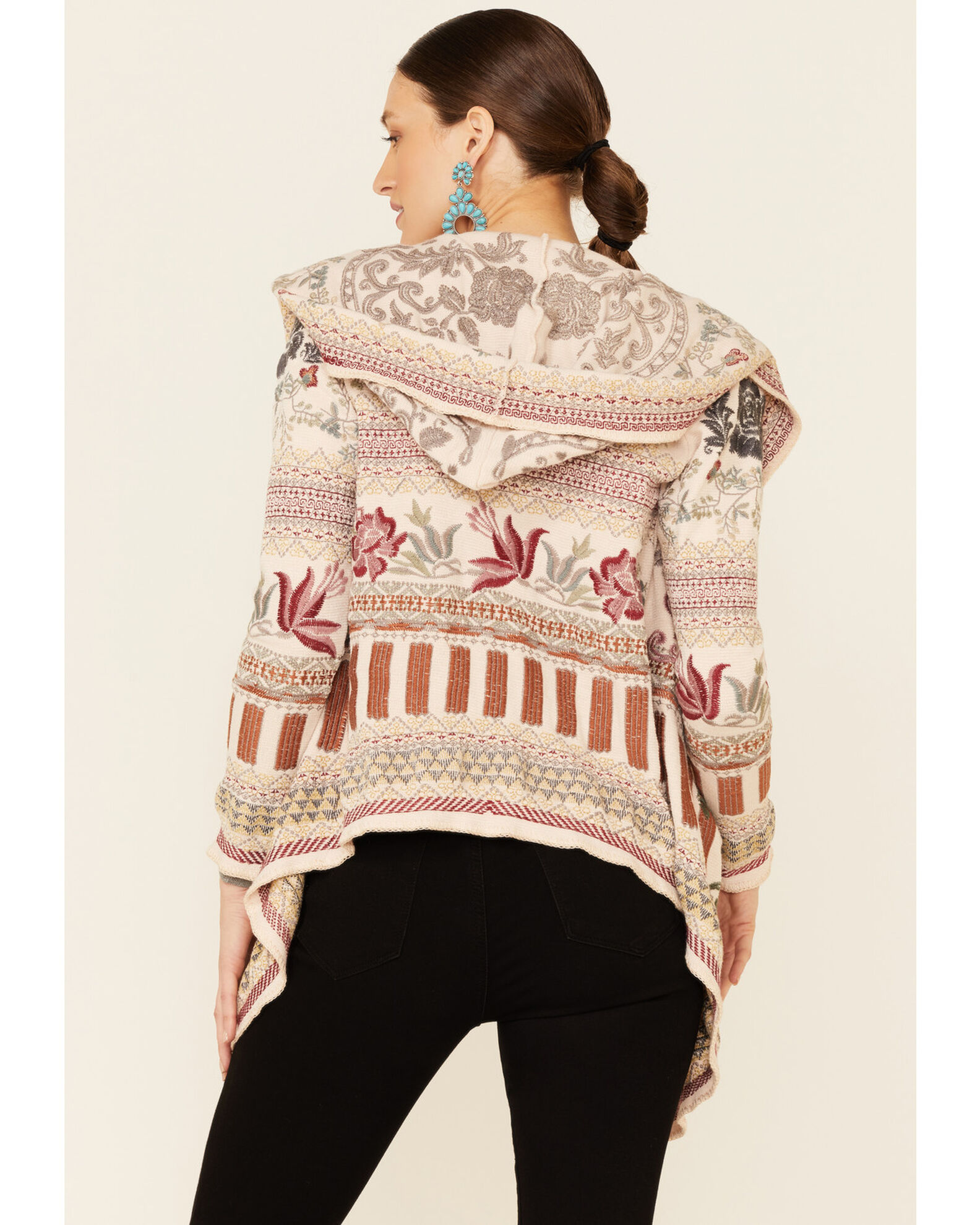 Johnny Was Women s Alabaster Cordelia Short Hoodie Jacket Country Outfitter