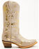Image #2 - Corral Girls' Golden Touches Suede Western Boots - Snip Toe, Gold, hi-res