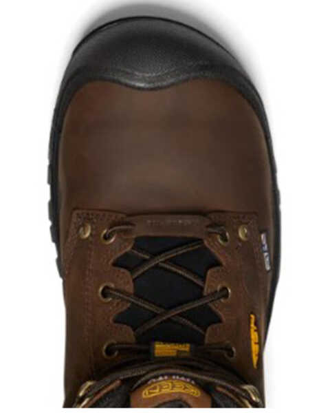 Image #4 - Keen Men's 6" Independence Waterproof Work Boots - Composite Toe, Black, hi-res