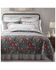 Image #1 - HiEnd Accents Teal Abbie Western Paisley Reversible 3-Piece Full/Queen Quilt Set, Teal, hi-res