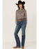 Image #3 - Rock & Roll Denim Women's Medium Wash High Rise Modest Bootcut Stretch Denim Jeans, Medium Wash, hi-res