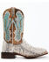 Image #2 - Dan Post Men's Natural Back Cut Python Exotic Western Boots - Broad Square Toe , Multi, hi-res