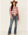 Ariat Women's R.E.A.L Billie Jean Plaid Long Sleeve Western Core Shirt , Red, hi-res