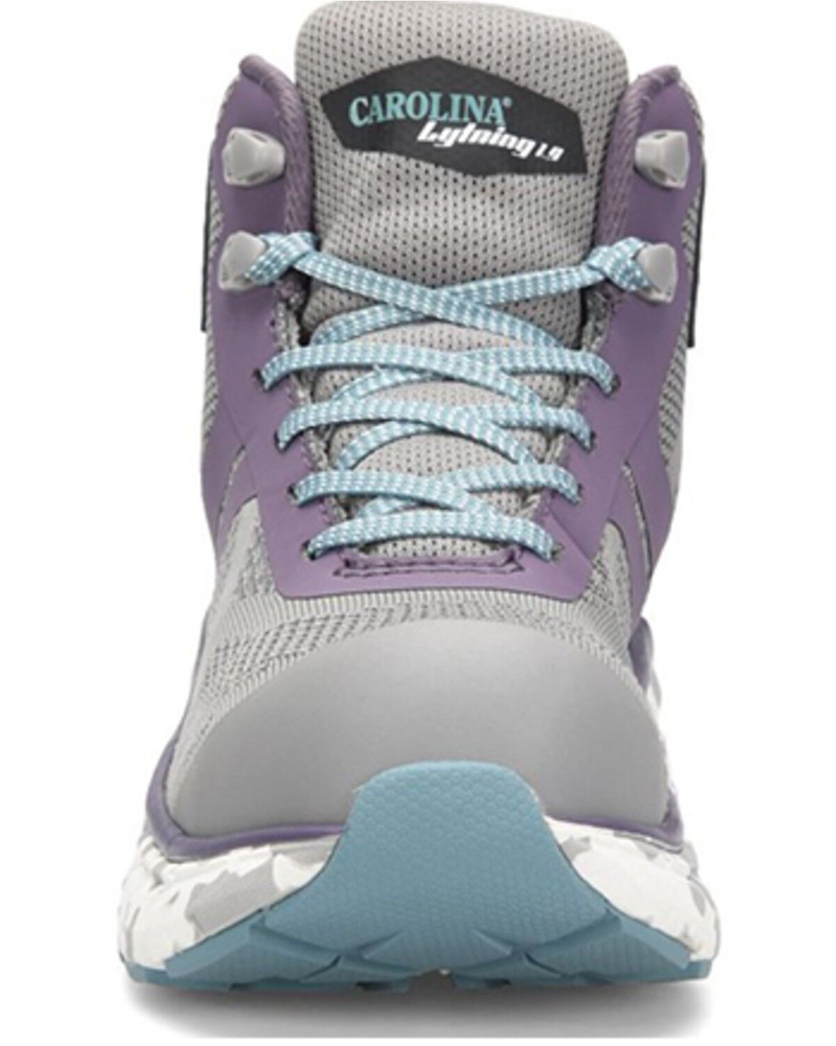 Image #4 - Carolina Women's Azalea Hi-Top Athletic Work Shoes - Composite Toe, Grey, hi-res