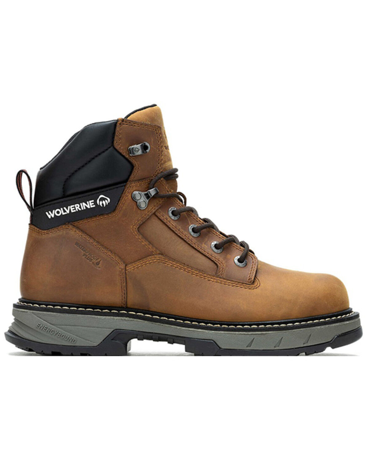 Image #2 - Wolverine Men's 6" Reforce Waterproof Work Boots - Soft Toe, Beige, hi-res