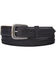 Lucchese Men's Black Calf Leather Seville Stitch Belt, Black, hi-res