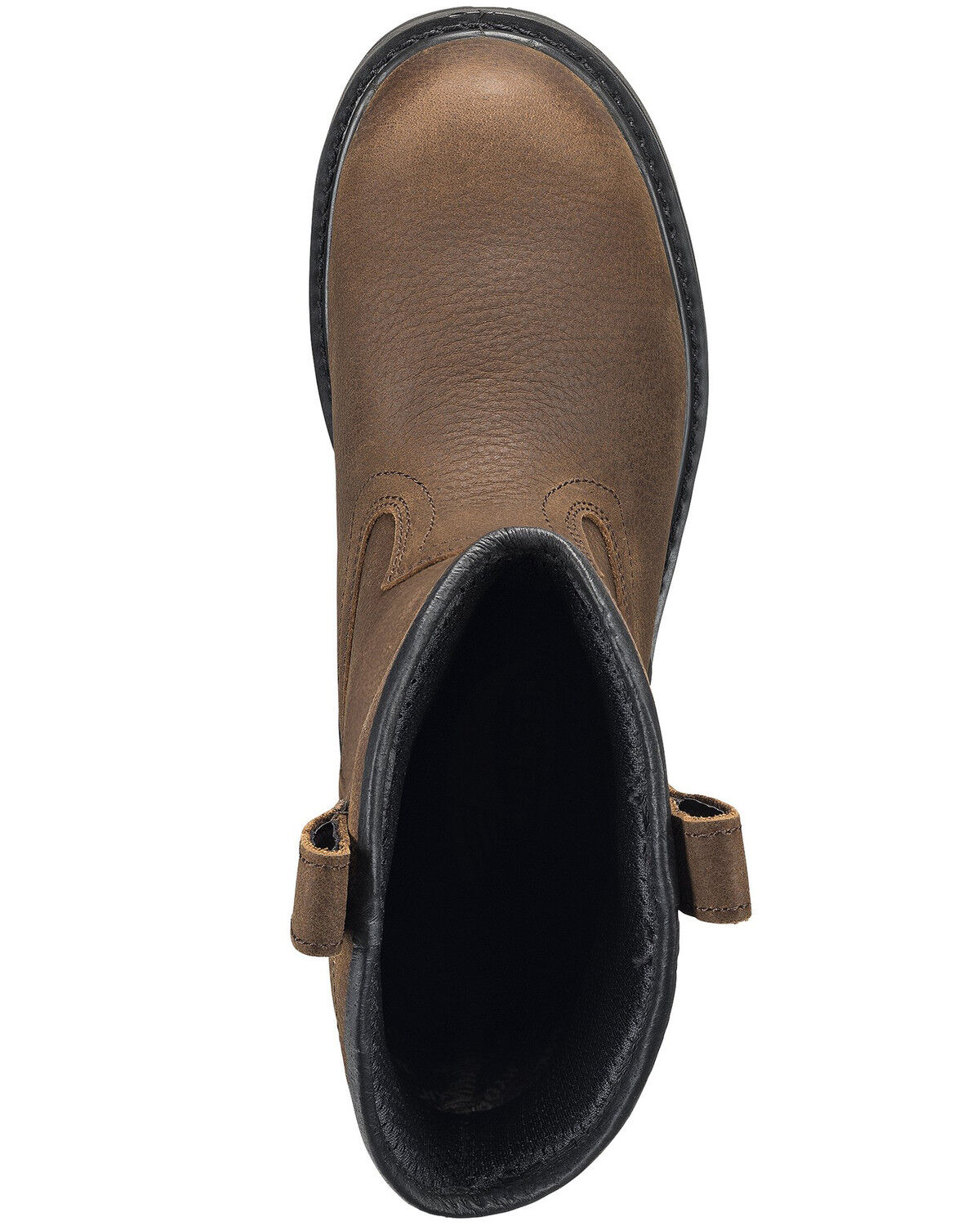 Image #6 - Avenger Men's Waterproof Western Work Boots - Soft Toe, Brown, hi-res