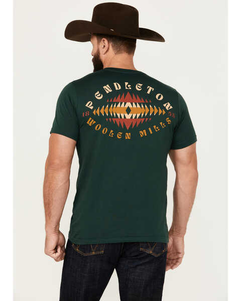 Pendleton Men's Tye River Short Sleeve T-Shirt, Forest Green, hi-res