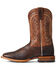 Image #2 - Ariat Men's Parada Tek Leather Western Boot - Broad Square Toe , Brown, hi-res