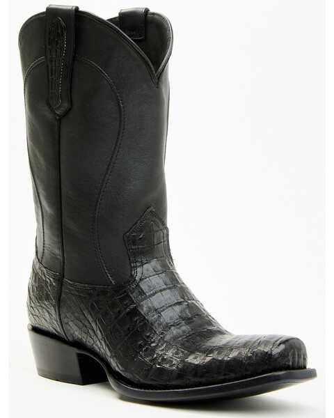 Cody James Black 1978® Men's Mason Exotic Caiman Belly Western Boots - Square Toe , Black, hi-res