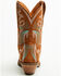 Image #5 - Dingo Women's Flying Colors Suede Western Booties - Round Toe, Camel, hi-res