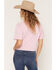Image #4 - Coors Women's Rhinestone Icon Short Sleeve Cropped Graphic Tee, Pink, hi-res