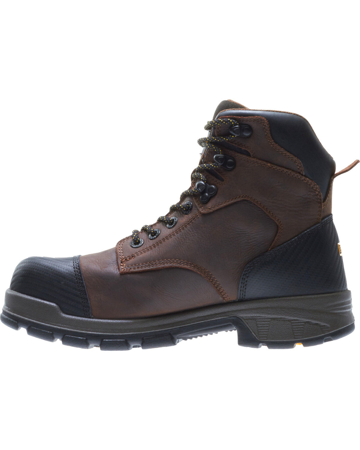 Image #3 - Wolverine Men's Blade LX Waterproof Met Guard Work Boots - Composite Toe, Dark Brown, hi-res