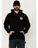 Image #2 - Troll Co Men's Haggler Hooded Sweatshirt, Black, hi-res