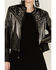 Image #3 - Double D Ranchwear Women's Iced Crystals Leather Jacket, , hi-res