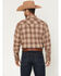 Image #4 - Cody James Black 1978® Men's Brenden Plaid Print Long Sleeve Button-Down Flannel Shirt, Tan, hi-res