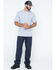 Image #6 - Carhartt Men's Loose Fit Heavyweight Logo Pocket Work T-Shirt - Big & Tall, Hthr Grey, hi-res