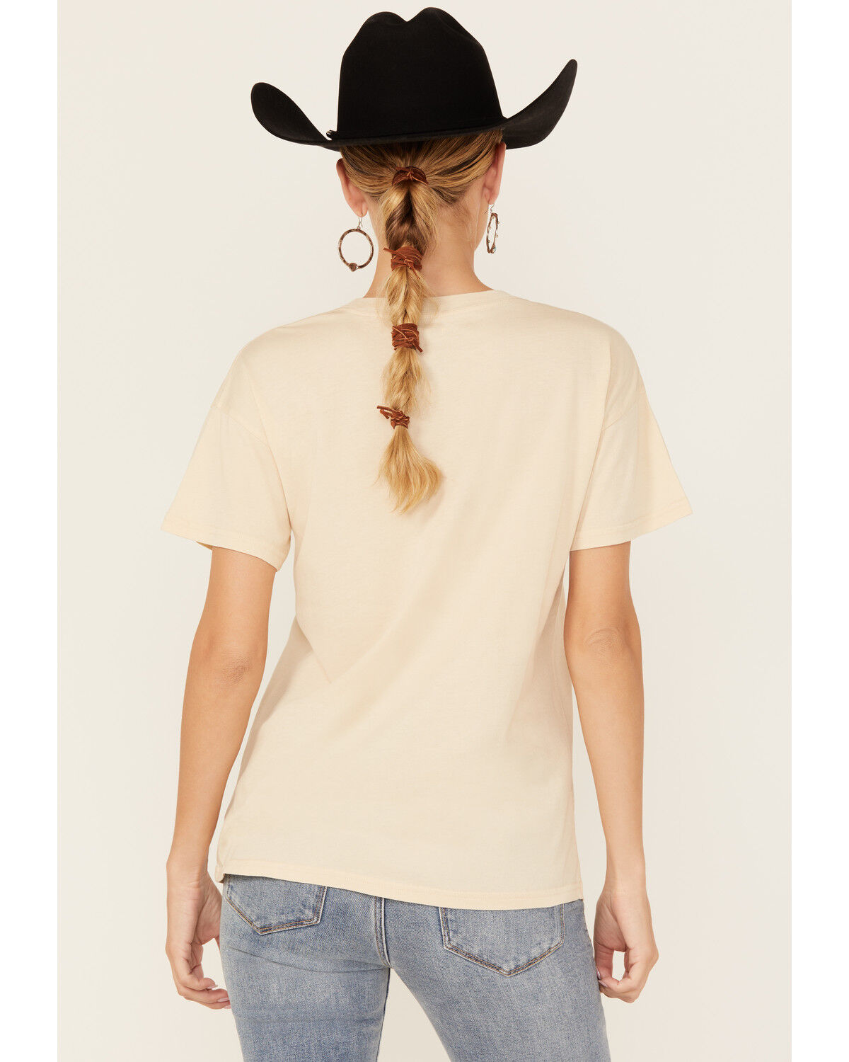 Image #4 - Cleo + Wolf Women's Born To Be Wild Short Sleeve Graphic Tee, Oatmeal, hi-res