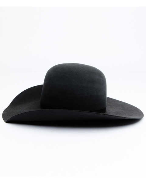 Image #3 - Rodeo King Men's 7X Pen Crown Western Felt Hat , Black, hi-res