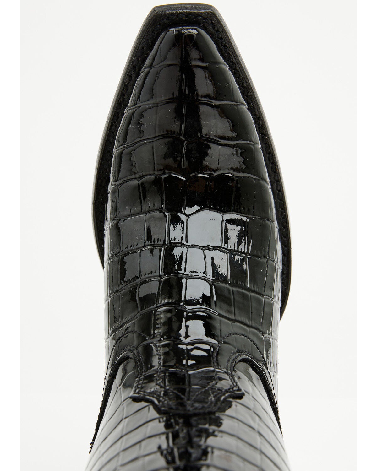 Image #6 - Ariat Women's Casanova Crocodile Print Tall Western Boots - Snip Toe, Black, hi-res