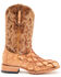 Image #2 - Cody James Men's Caramel Matte Pirarucu Exotic Western Boots - Broad Square Toe, , hi-res