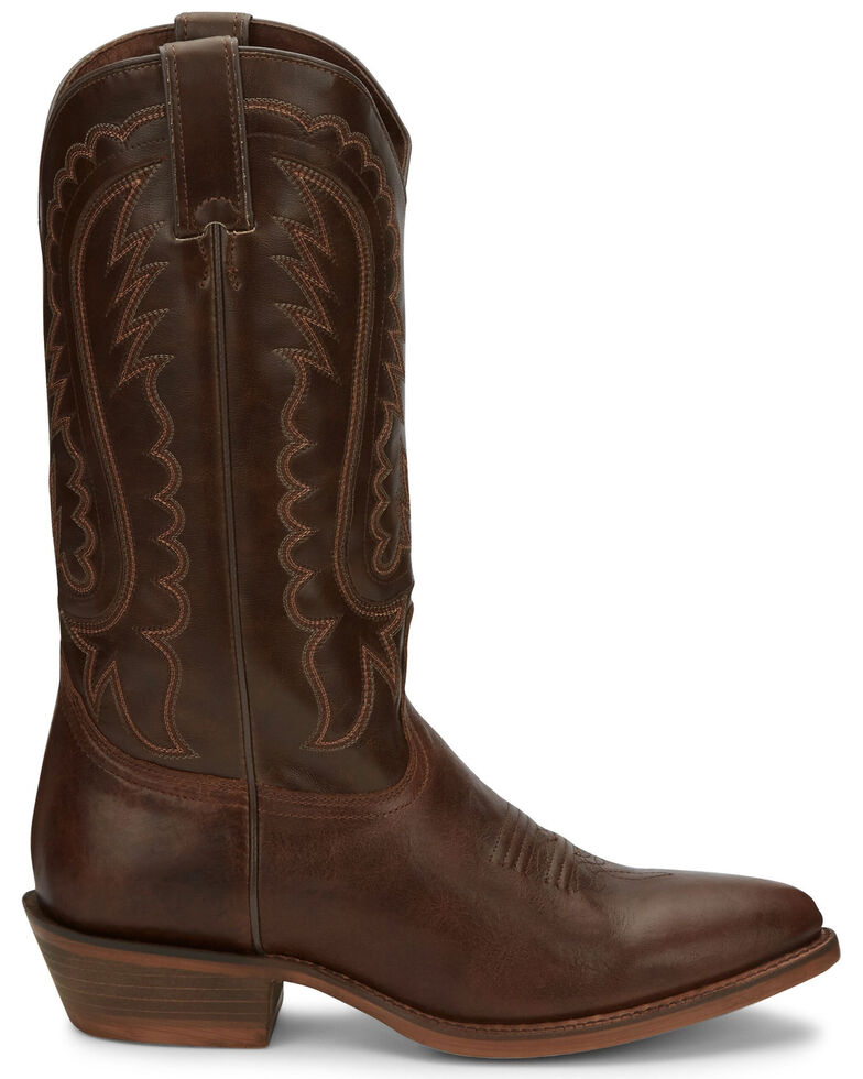 Nocona Men's Jackpot Brown Western Boots - Round Toe, Brown, hi-res