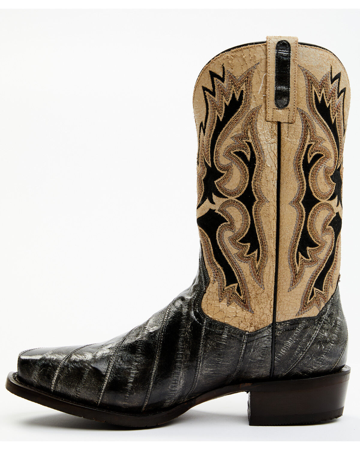 Image #3 - Dan Post Men's Exotic Eel Western Boots - Square Toe, , hi-res