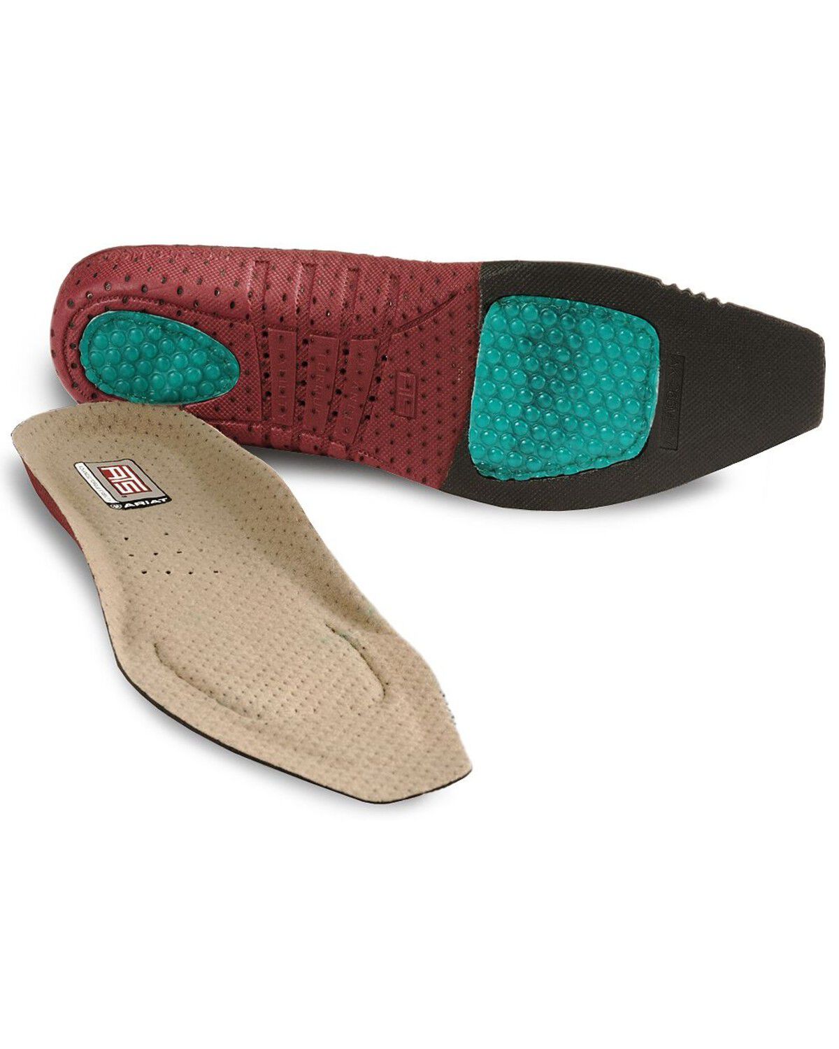 Image #1 - Ariat Men's ATS Footbed - SquareToe, Multi, hi-res