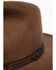 Image #6 - Dorfman Men's Durango 6X Felt Western Fashion Hat, Pecan, hi-res