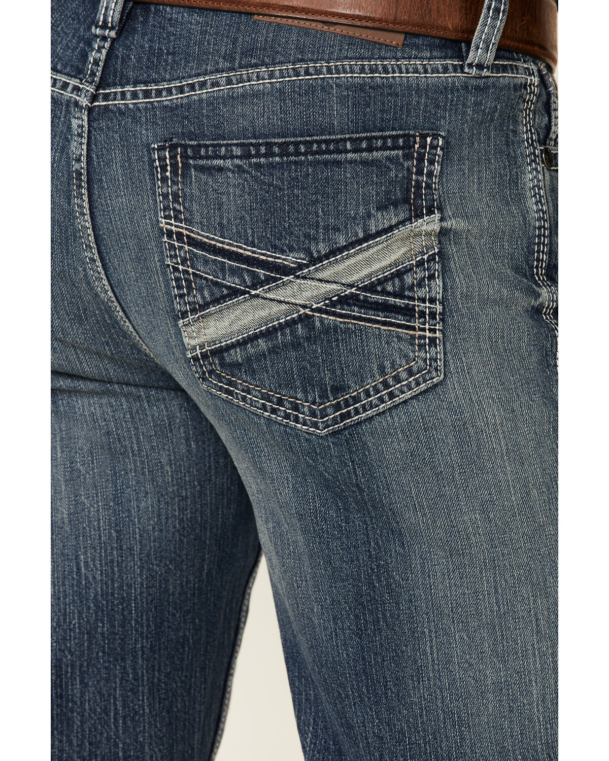 Image #4 - Cody James Men's Hide Out Med Stretch Stackable Straight Jeans, Blue, hi-res