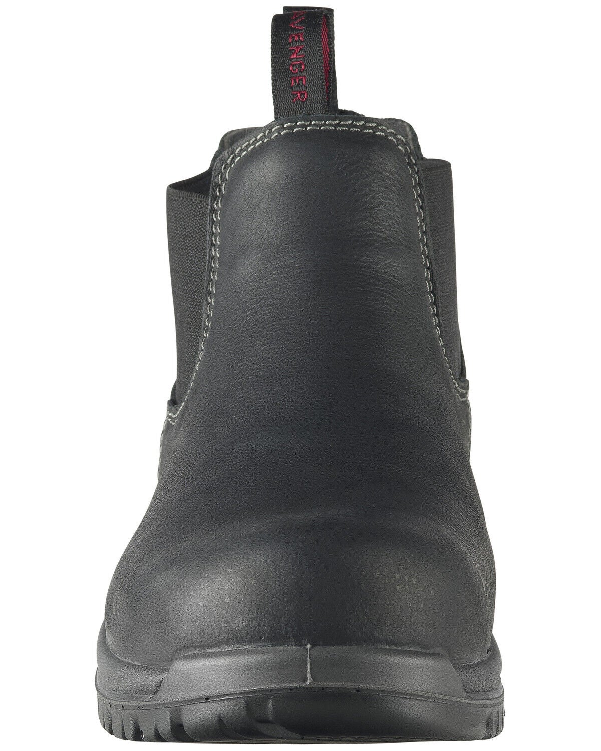 Image #5 - Avenger Men's Foreman Pull On Work Boots - Composite Toe, Black, hi-res