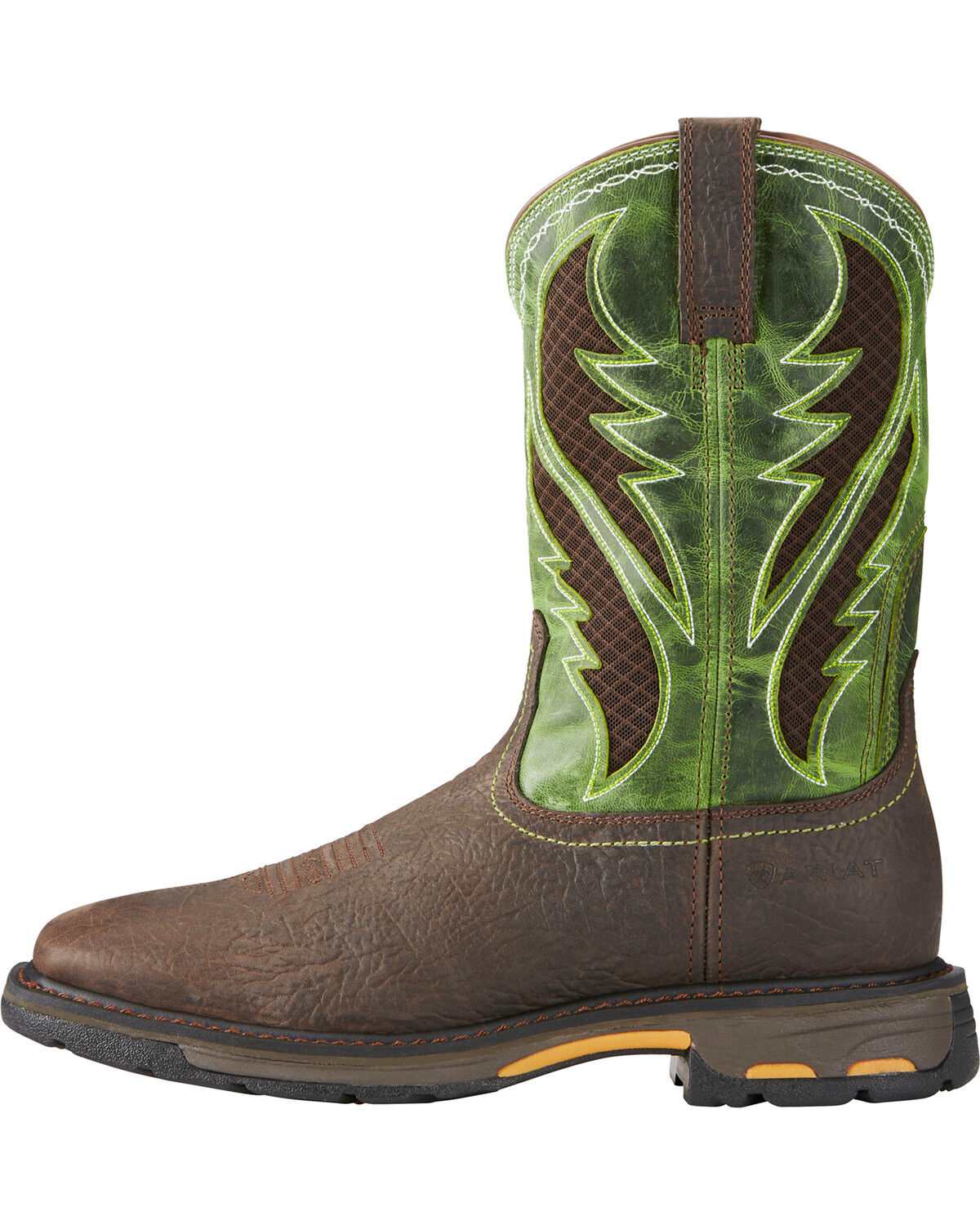Image #2 - Ariat Men's VentTEK WorkHog® Work Boots - Composite Toe, Brown, hi-res