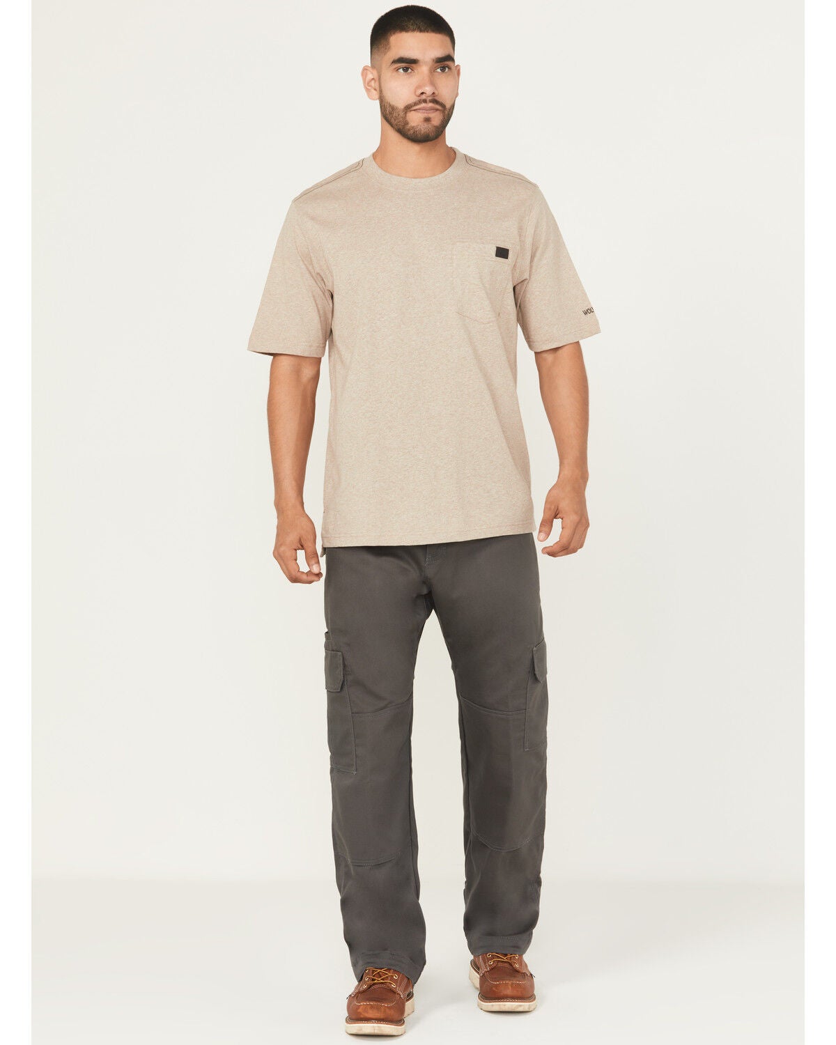 Image #1 - Dickies Men's Durastretch Ranger Duck Canvas Cargo Work Pants, Slate, hi-res