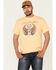 Junk Food Clothing Men's Journey Logo Graphic T-Shirt , Yellow, hi-res