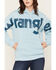 Image #3 - Wrangler Women's Logo Hoodie, Blue, hi-res