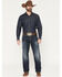 Image #1 - Ariat Men's M2 Declan Dark Wash Relaxed Bootcut Denim Jeans - Big, Dark Wash, hi-res