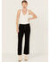 Image #1 - Ariat Women's High Rise Jazmine Kick Flare Jeans, Black, hi-res
