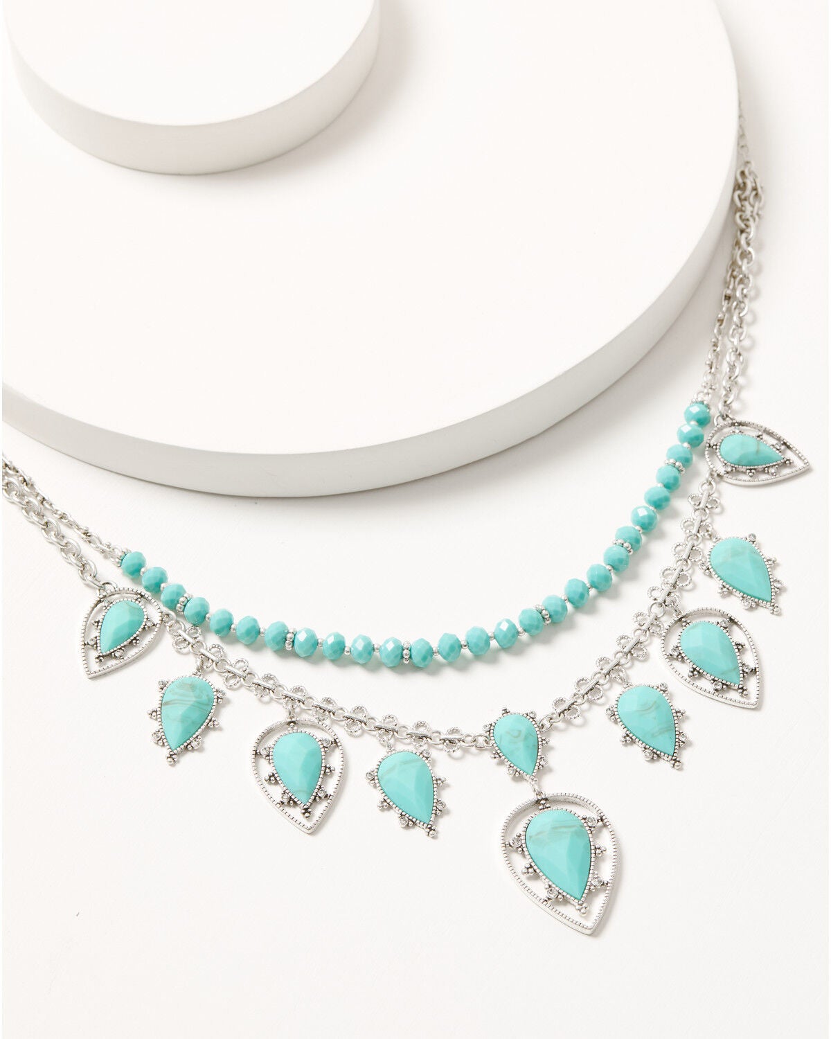 Image #2 - Lainey Wilson Women's Drama Stone Necklace, Silver, hi-res