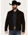 Image #1 - Scully Men's Suede Zip Jacket, Brown, hi-res