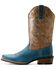 Image #2 - Ariat Women's Decatur Western Boots - Square Toe, Blue, hi-res