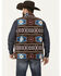 Image #4 - RANK 45® Men's Reversible Southwestern Softshell Vest, Chocolate, hi-res