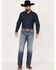 Image #1 - Cody James Men's Sierra Medium Wash Stackable Straight Stretch Denim Jeans, Dark Wash, hi-res