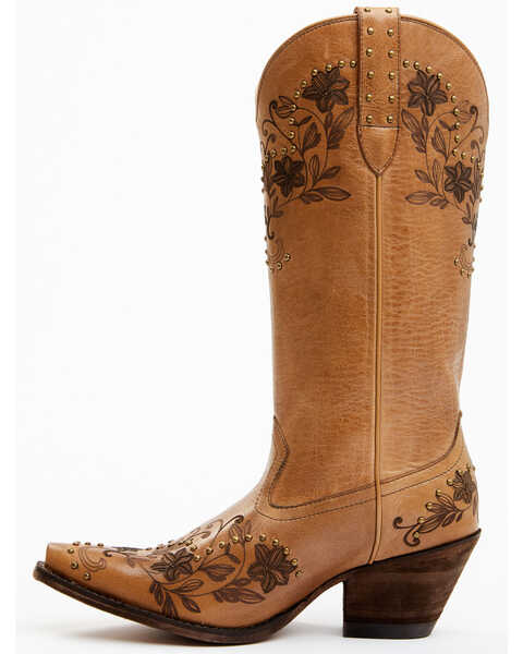 Image #3 - Shyanne Women's Dahlia Western Boots - Snip Toe, Tan, hi-res