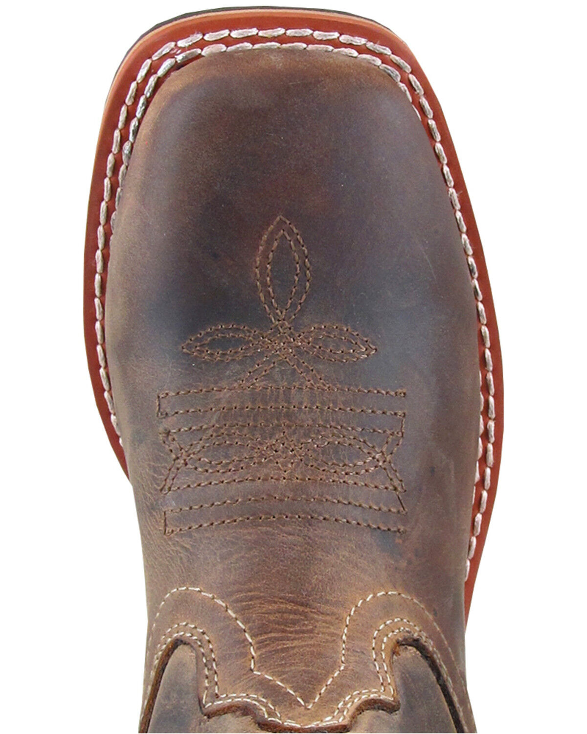 Image #2 - Smoky Mountain Boys' Buffalo Western Boots - Square Toe, Brown, hi-res