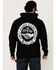 Image #1 - Troll Co Men's Haggler Hooded Sweatshirt, Black, hi-res